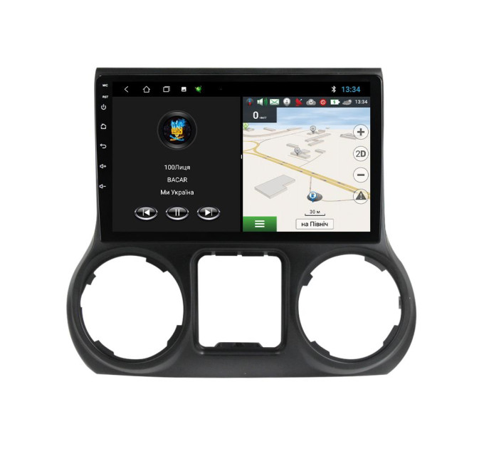 Штатна магнітола для Jeep Wrangler 3 2010-2018 BACAR 2/32Gb Optimal