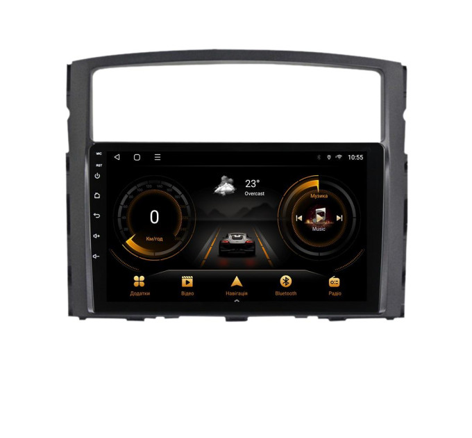 Штатна магнітола для Mitsubishi Pajero Wagon 2006-2014 BACAR 2/32Gb Optimal