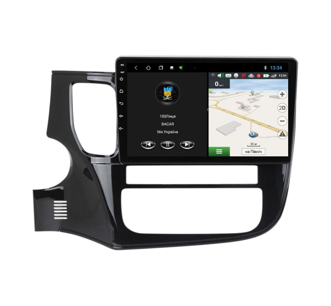 Штатна магнітола для Mitsubishi Outlander 3 2012-2018 BACAR 1/16Gb Optimal