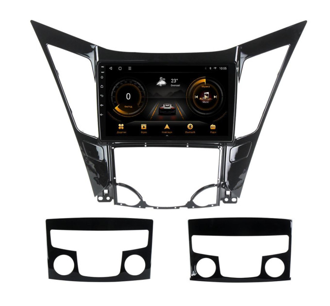 Штатна магнітола для Hyundai Sonata YF 2009-2014 BACAR 1/16Gb Optimal