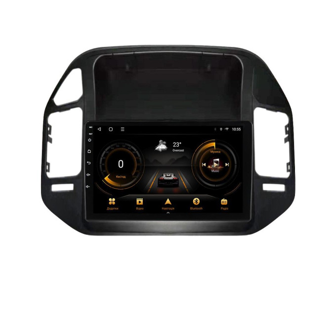 Штатна магнітола для Mitsubishi Pajero 3 V70 V60 1999-2006 BACAR 1/16Gb Optimal