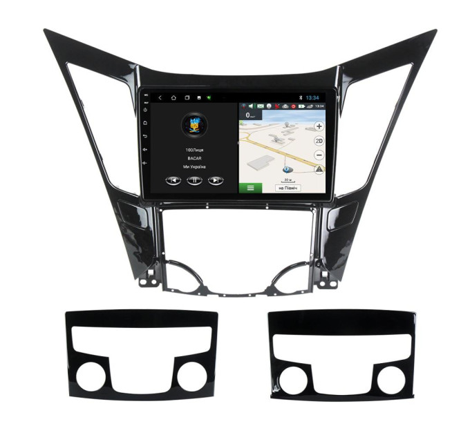 Штатна магнітола для Hyundai Sonata YF 2009-2014 BACAR 1/16Gb Optimal