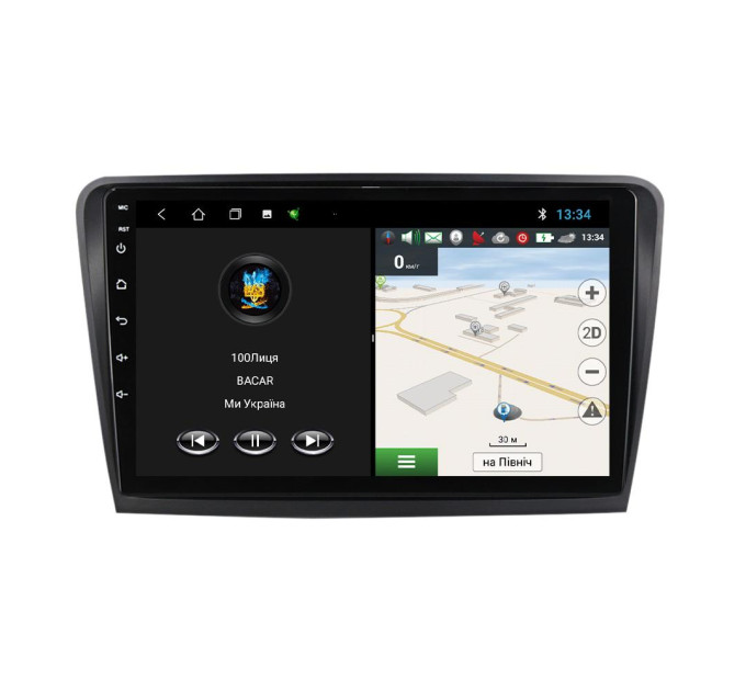 Штатна магнітола для Skoda SuperB 2008-2015 BACAR 1/16Gb Optimal