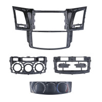Перехідна рамка QBR 0468-18 під Toyota Fortuner 1 AN50 AN60 HILUX Revo Vigo 2008-2014 (F3) 9 дюймів