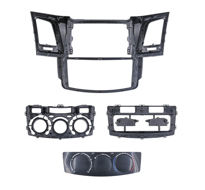 Перехідна рамка QBR 0468-18 під Toyota Fortuner 1 AN50 AN60 HILUX Revo Vigo 2008-2014 (F3) 9 дюймів