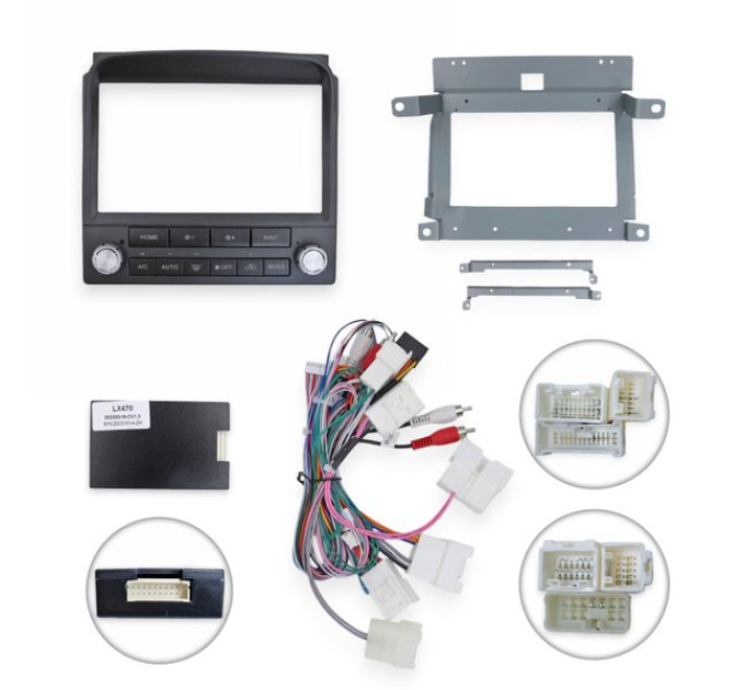 Перехідна рамка QBR 8000-75 під Lexus LX470 1998-2002, Toyota LC100 1998-2002