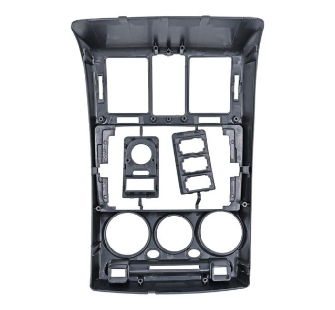 Перехідна рамка QBR 0777-09 під Hyundai Getz 1【Right hand driver】2002-2011 серебро (F1) 9 дюймів