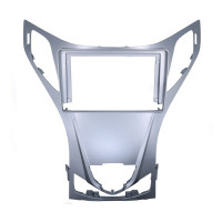Перехідна рамка QBR 0778-39 під Hyundai Azera 2 II 2011-2014 серебро (F1) 9 дюймів