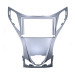 Перехідна рамка QBR 0778-39 під Hyundai Azera 2 II 2011-2014 серебро (F1) 9 дюймів