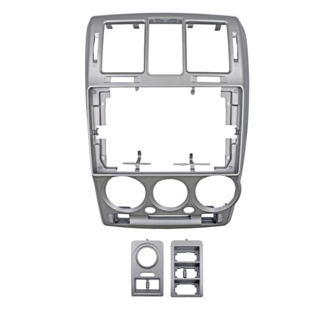 Перехідна рамка QBR 0796-09 під Hyundai Getz 1【Right hand driver】2002-2011 черная (F2) 9 дюймів