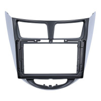 Перехідна рамка QBR 0715-35A під Hyundai Solaris 1 Verna, i-25, Accent 2010-2016 (Dodge Attitude 2011-2014) (F2) 9 дюймів
