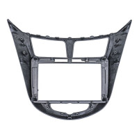 Перехідна рамка QBR 0715-35A під Hyundai Solaris 1 Verna, i-25, Accent 2010-2016 (Dodge Attitude 2011-2014) (F2) 9 дюймів