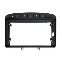 Перехідна рамка QBR 0908-47 під Peugeot 408 1 T7 2012-2020 For Peugeot 308 2007-2015 (F2) 9 дюймів
