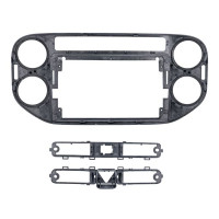 Перехідна рамка QBR 0135-35B під Volkswagen Tiguan 1 NF 2006-2017 Golf Plus 2005-2014 (Silver) (F2) 9 дюймів