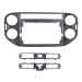 Перехідна рамка QBR 0135-35B під Volkswagen Tiguan 1 NF 2006-2017 Golf Plus 2005-2014 (Silver) (F2) 9 дюймів