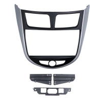 Перехідна рамка QBR 0715-26 під Hyundai Solaris 1 Verna, i-25, Accent 2010-2016 (Dodge Attitude 2011-2014) (F3) 9 дюймів