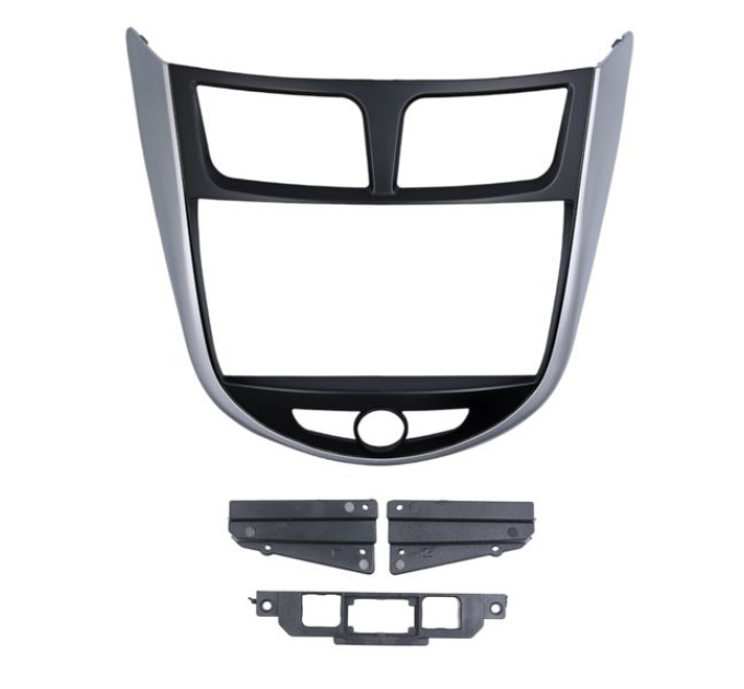 Перехідна рамка QBR 0715-26 під Hyundai Solaris 1 Verna, i-25, Accent 2010-2016 (Dodge Attitude 2011-2014) (F3) 9 дюймів