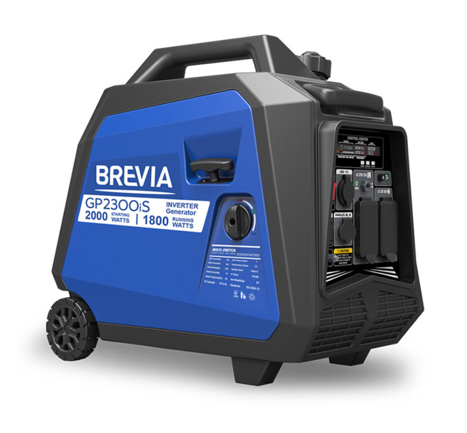Генератор Brevia GP2300iS інверторний бензиновий 2,0кВт (ном 1,8кВт)