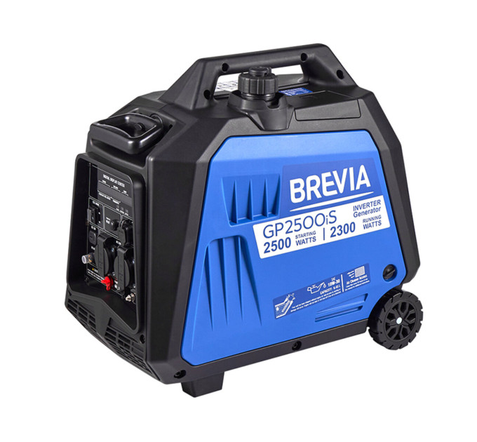 Генератор Brevia GP2500iS інверторний бензиновий 2,3кВт (ном 2,5кВт)