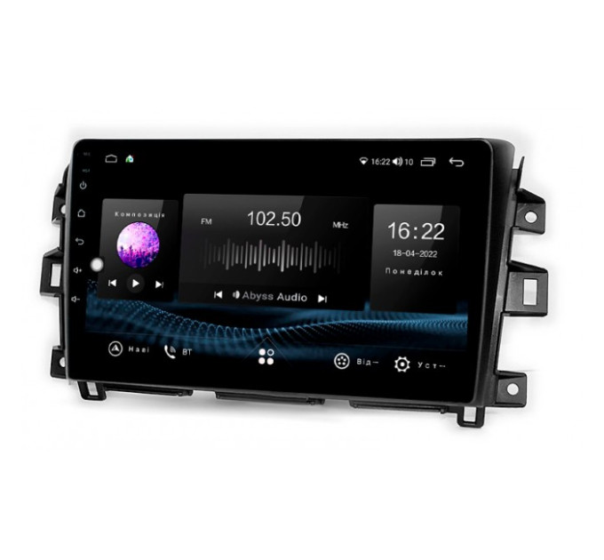 Штатна магнітола Abyss Audio MP-0174 для Nissan NAVARA NP300 2016+