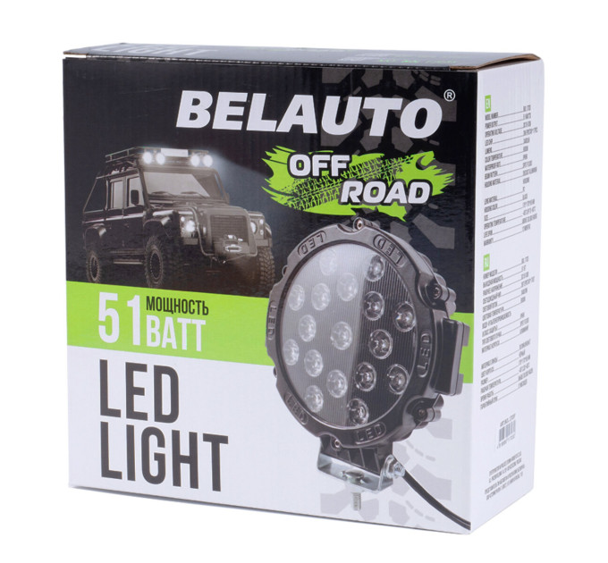 Світлодіодна фара BELAUTO EPISTAR Spot LED BOL1703S