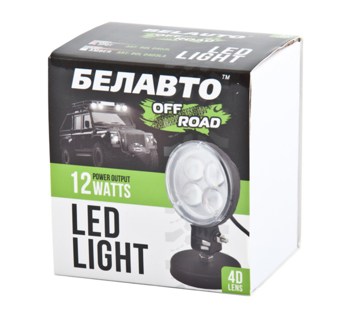 Світлодіодна фара BELAUTO BOL0403L EPISTAR Spot LED