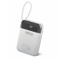 Повербанк Brevia 45122 10000mAh 22.5W Type-C+Lightning Cable, Li-Pol, LCD