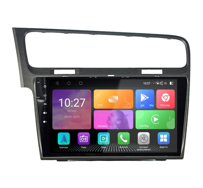 Штатна магнітола AudioSources T280-1050S для Volkswagen Golf 7 2013+
