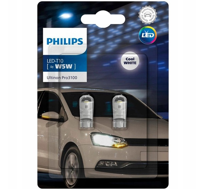 Світлодіодні лампи Philips Ultinon Pro3100 White 11961CU31B2 W5W (T10) 12V