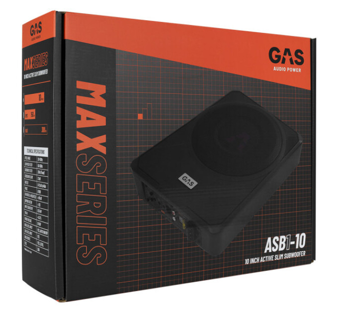 Сабвуфер GAS MAX ASB1-10