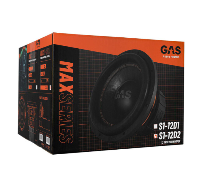 Сабвуфер GAS MAX S1-12D2