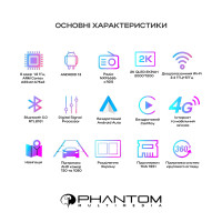 Автомагнітола PHANTOM DVA-2K9 Pro 4G 360° 4+64