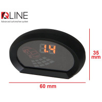Парктронік Qline ParkSense Style 8 чорний