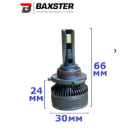 Cвітлодіодні лампи Baxster PL (Power Light) HB4 6000K (2шт)