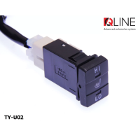 Кнопка підігріва сидінь QLine Fiber TY-U02
