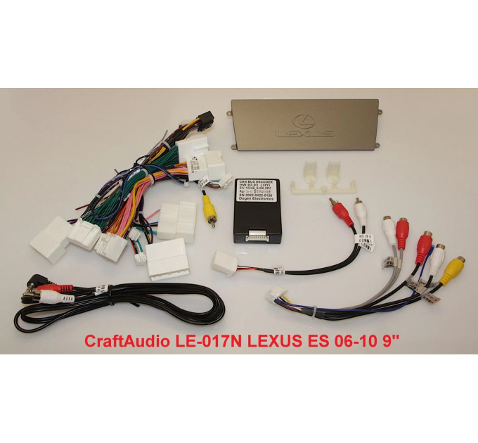 Рамка перехідна з проводкою CraftAudio LE-017N LEXUS ES 06-10 9