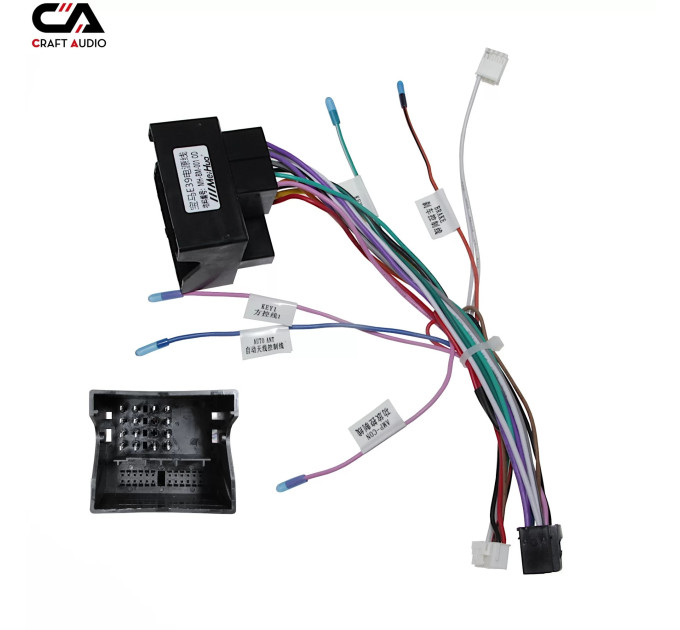 Комплект дротів для магнітол 16PIN CraftAudio HIWORLD OD-BMW-02 BMW E39, E46, E53