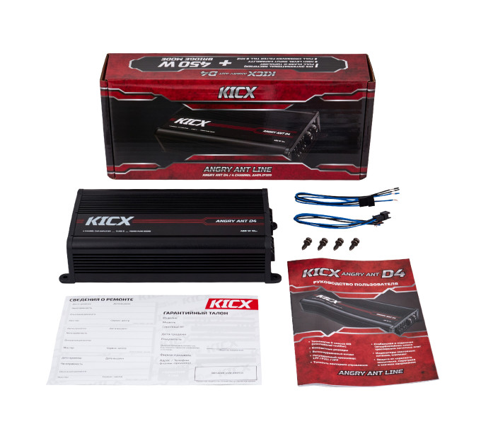 Підсилювач Kicx ANGRY ANT D4