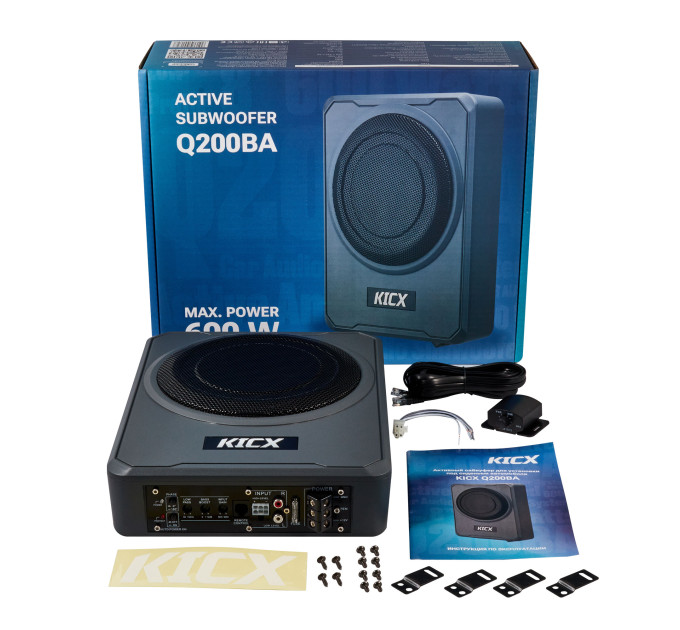 Сабвуфер Kicx Q200BA