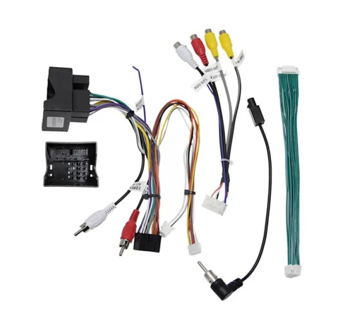 Рамка перехідна CraftAudio VW-011N Touareg 2002-2010 + проводка та кнопки