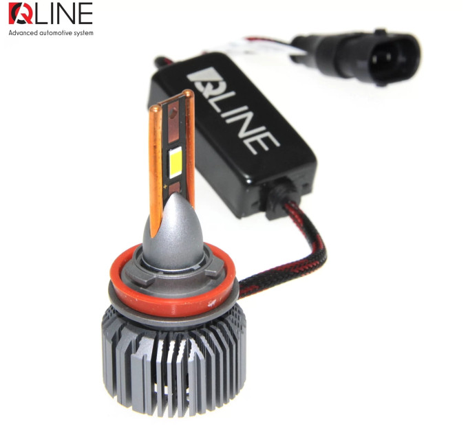 Світлодіодні лампи QLine Ultra +200% 55W H11 6000K 12V