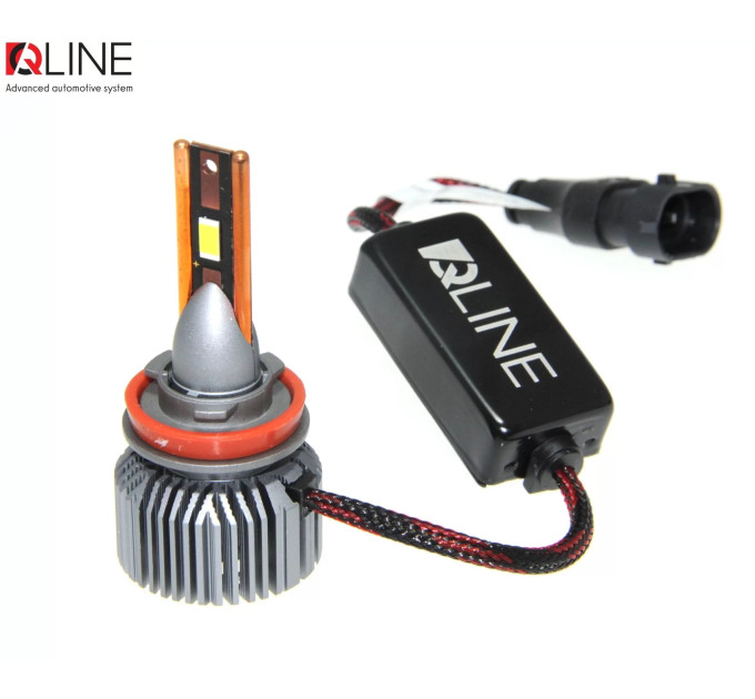 Світлодіодні лампи QLine Ultra +200% 55W H11 6000K 12V