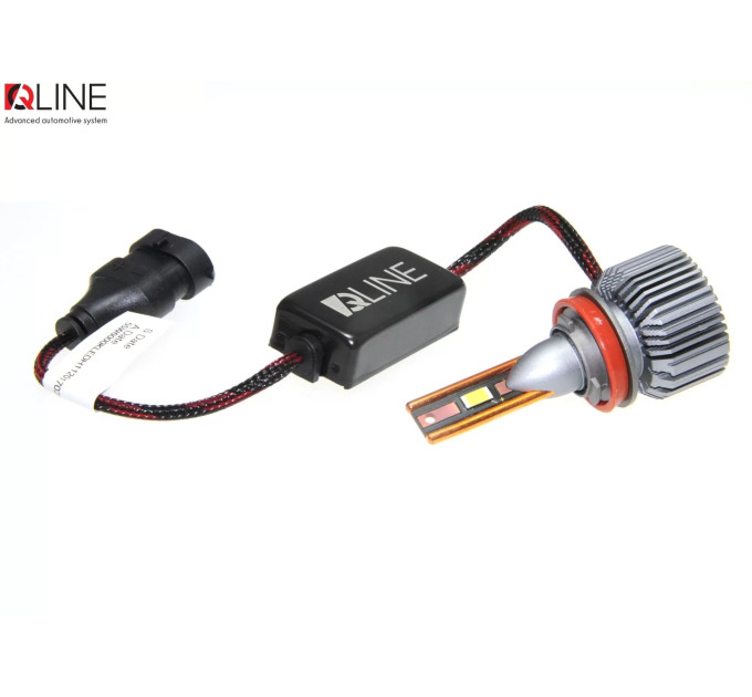 Світлодіодні лампи QLine Ultra +200% 55W H11 6000K 12V