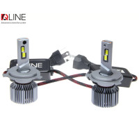 Світлодіодні лампи QLine Ultra +200% 55W H4 6000K 24V