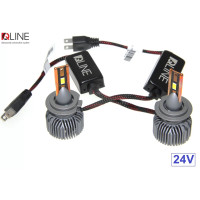 Світлодіодні лампи QLine Ultra +200% 55W H7 6000K 24V