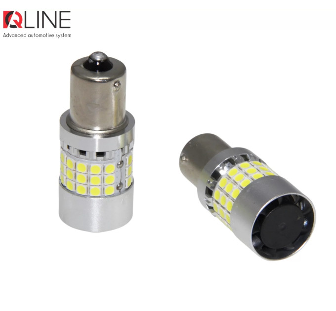 Світлодіодні лампи Qline 1156 (P21W) White CANBUS BA15S