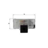 Штатна камера заднього огляду Falcon HS8012-XCCD Nissan Teana, Tiida, Sentra