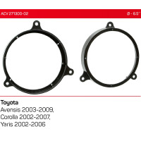 Проставки під динаміки ACV 271300-02 для автомобілів Toyota Avensis, Corolla, Yaris