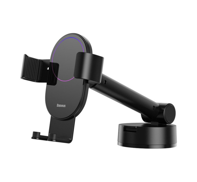 Автомобільний тримач Baseus Simplism gravity car mount holder with suction base Black