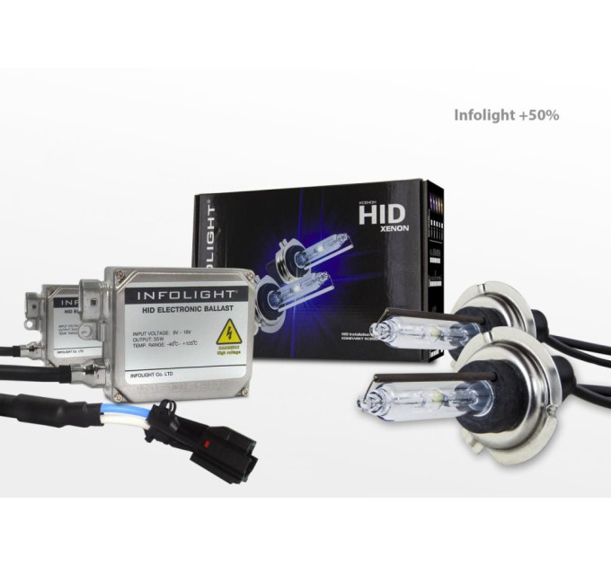 Комплект ксенону Infolight +50% H7 5000К
